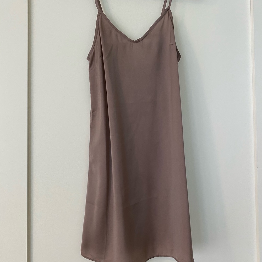 Blush slip dress